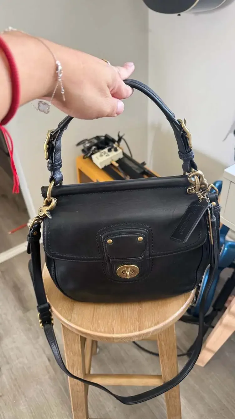 Coach Willis 70th Anniversary Limited Edition Black Crossbody Bag